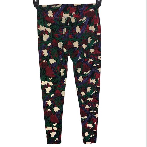 *MUST GO MAKE AN OFFER* LuLaRoe one size floral leggings - Picture 3 of 5